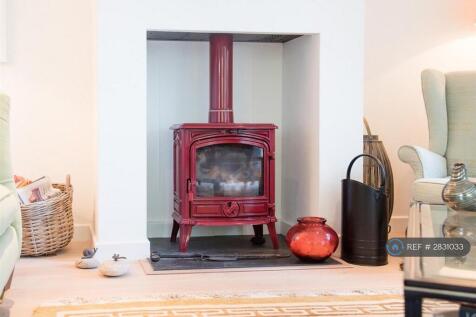 Living Room With Woodburner