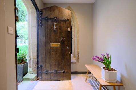 Entrance hallway with original door