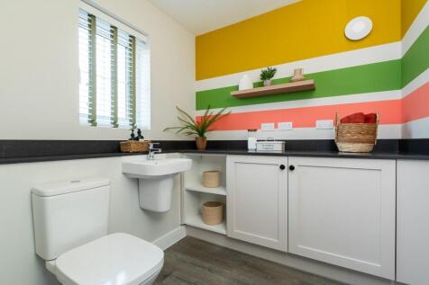 Conveniently combined cloakroom and utility