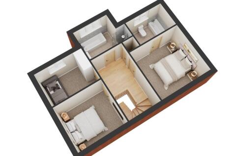 3D Floorplan - First Floor