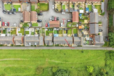 Aerial view of the property