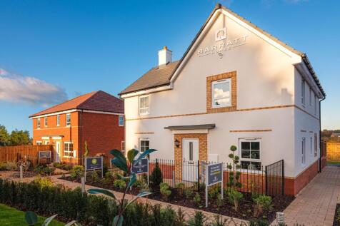 Exterior view of our 4 bed Alderney home in a render finish