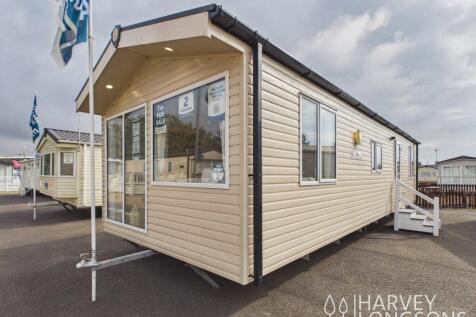 Exterior of the Sunseeker Zest holiday caravan for
