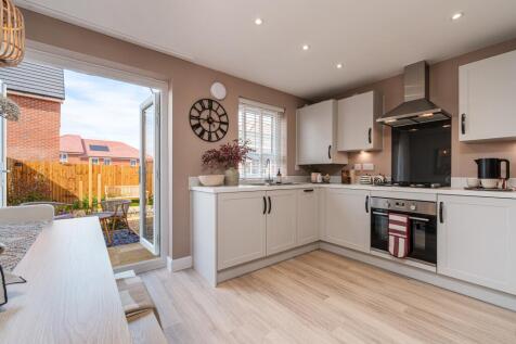 Interior view of the kitchen &amp; dining in our 3 bed Ellerton home