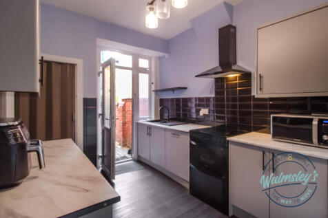 Kitchen with larder cupboard