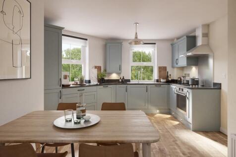 Kitchen and dining room in 2 bed Belstead