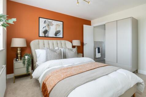 Space for storage in the main bedroom