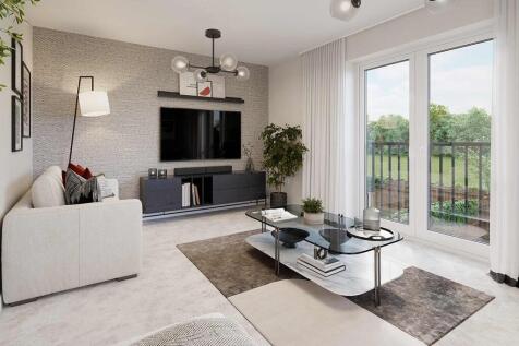 A bright and spacious living room to relax and unwind