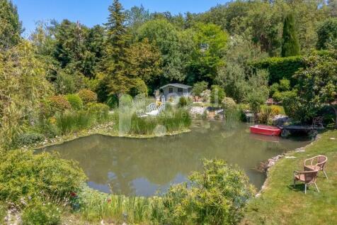 Scenic decorative water feature in the heart of a 