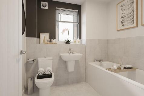 Spacious family bathroom