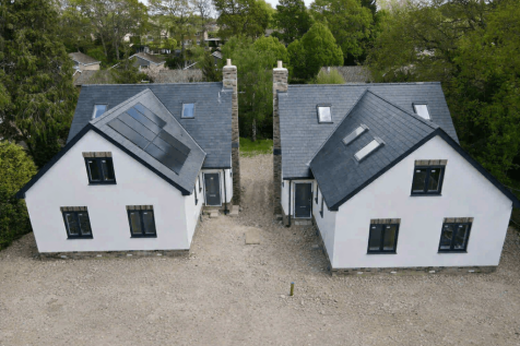 A newly constructed detached family home