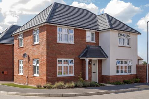 Outside view of the Shaftesbury detached four bedroom home at Charlton Common Bristol
