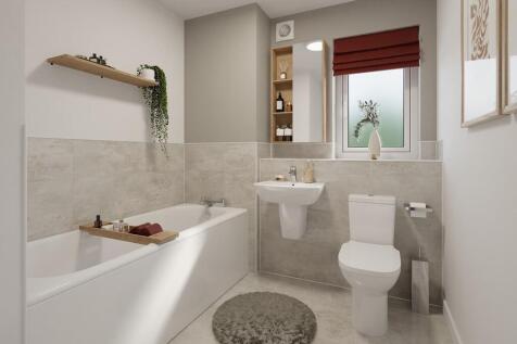 Spacious family bathroom