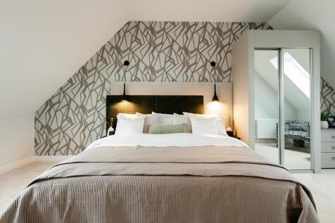 Ample room for a large bed and furniture