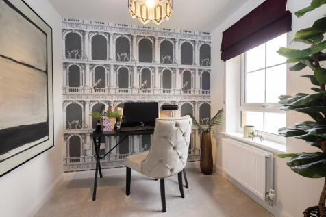 internal shot of the study in the allerthorpe show home