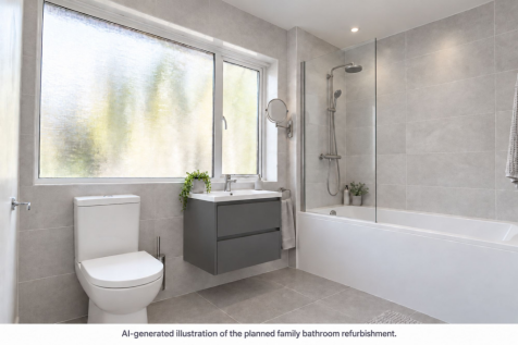 AI Generated Main Bathroom Refurbishment