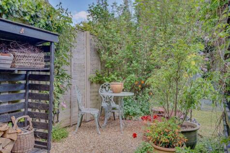 Seating area to rear garden