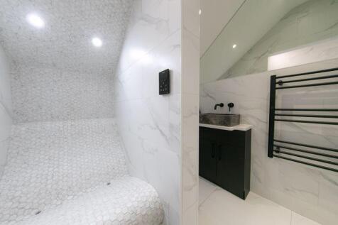 Steam room and shower