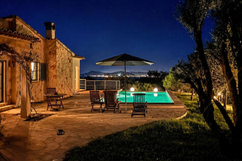 Pool at night