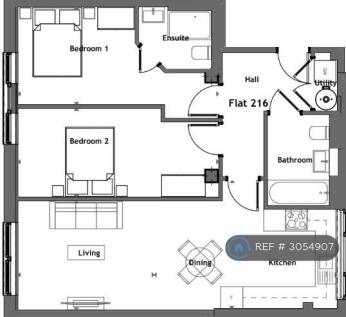 Flat 44 Floorplan
