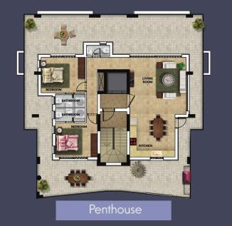 2 Bedroom Penthouse