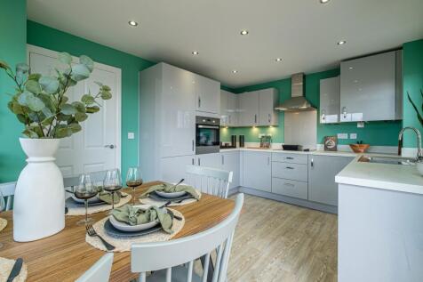 Interior view our the kitchen &amp; dining space in our 3 bed Ennerdale home