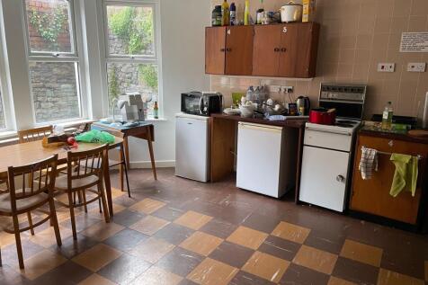 Large kitchen with generous natural light from ...