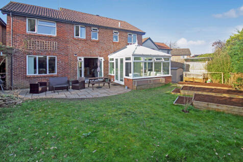 Rear of property