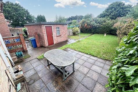 Rear garden/ Patio/ Shed