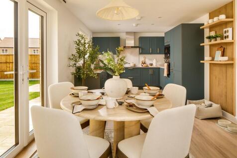 Sociable kitchen, dining space