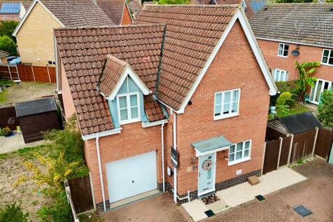 Elevated front drone shot