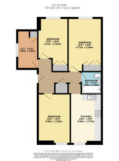 Three bedroom flat