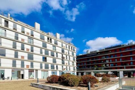 modern apartment block