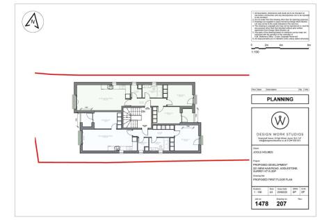 Land on the west side of 221 New Haw Road, Addlestone, Surrey, KT15 2DP