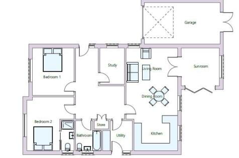 Photo 9. Floor plan as proposed.