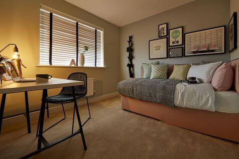 An ideal space for a third bedroom or home office