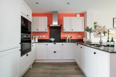 Modern kitchen with energy efficient appliances