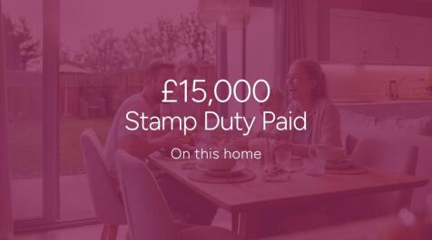 The image displays a house icon and the text "£15
