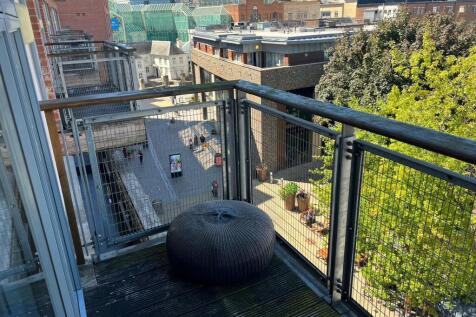 Sunny private balcony with stunning city views...