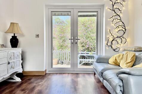 Living room patio doors