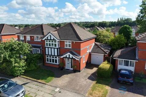 Aerial Front Elevation Of Property &amp; Driveway