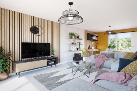 The living room provides a spacious and socialable area