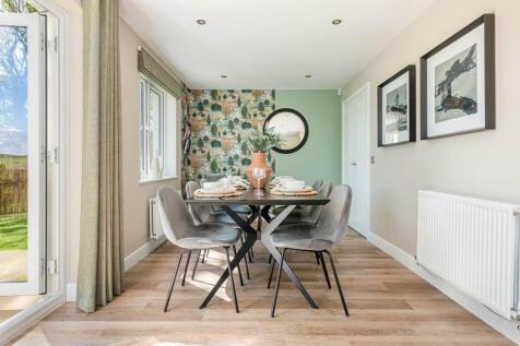 Enjoy the space to relax and eat in the open plan kitchen diner