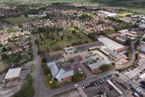 Map aerial Mortons Media Group Horncastle 280525