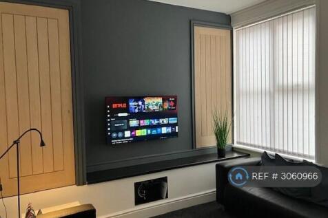 Living Room With Media Wall