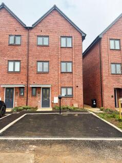 Modern red brick townhouse with private drivewa...