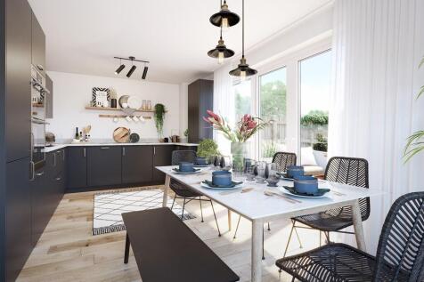 The open-plan kitchen/diner is a perfect space for family meals