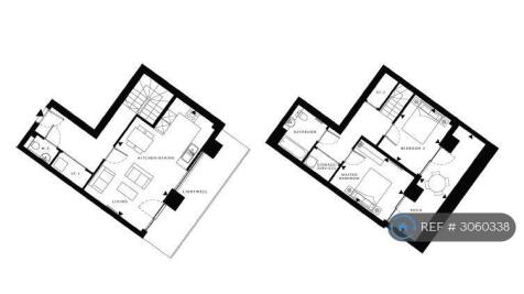 Total Area: 912.7 Sq Ft/84.8 Sq m