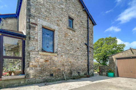 stained glass window from outside