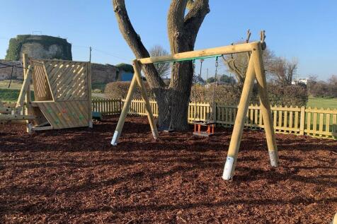 Children's outdoor play area at Rye Harbour Holi